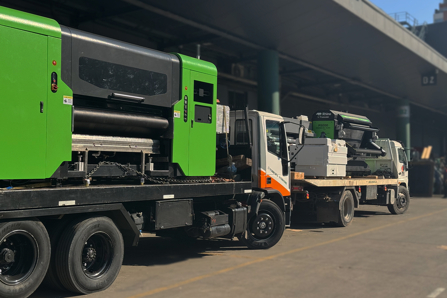 Transporte de equipos industriales